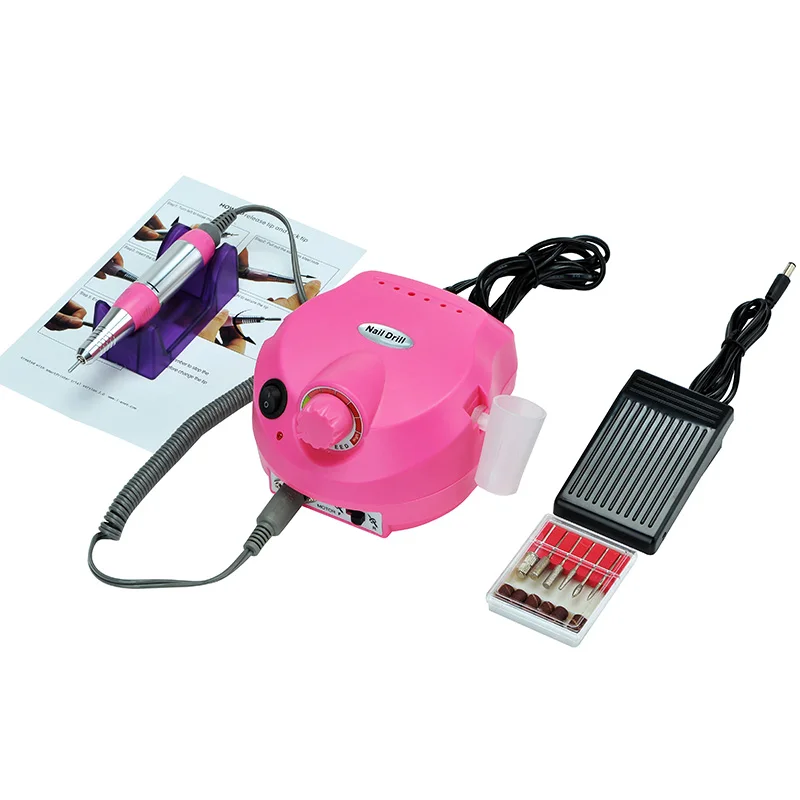  35000/20000 RPM Electric Nail Drill Machine Set Milling Cutter for Manicure Pedicure Gel Cuticle Ro