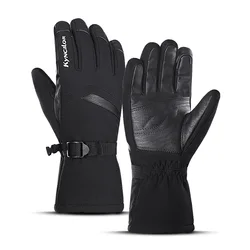 High Quality Ski Gloves For Men Winter Snowboard Snowmobile Riding Cold Gloves Windproof Waterproof Non-slip Touch Screen Gloves