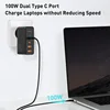 Baseus GaN Charger 100W USB Type C PD Fast Charger with Quick Charge 4.0 3.0 USB Phone Charger For MacBook Laptop Smartphone ► Photo 3/6