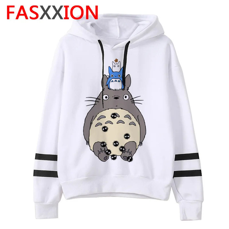 Totoro/мужская толстовка с капюшоном; Новинка; модная толстовка с героями мультфильмов для мужчин и женщин; harajuku ulzzang; принт с капюшоном; уличная одежда; Забавный аниме