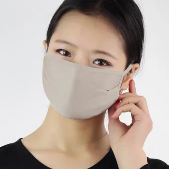 

New Protective Filter Dust Mask Activated Carbon Mouth-muffle Women Silk Reusable Mask Filter Filtration Mask Face Mask