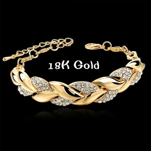 Изысканный Вес потери браслет 18K золото для магнитотерапии сжигания жира