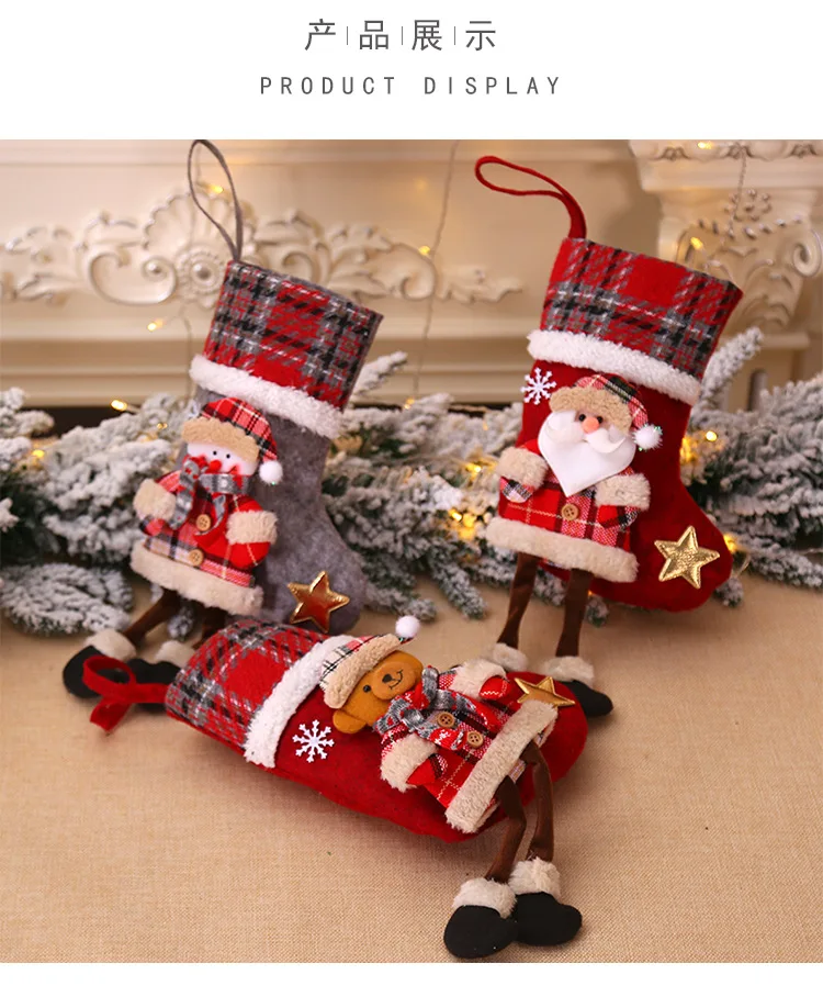 Description Picture 4 of itemPersonalized Christmas Stockings Custom Name Family Stockings Christmas Gift Christmas Stocking Christmas Holiday Decor Ornament