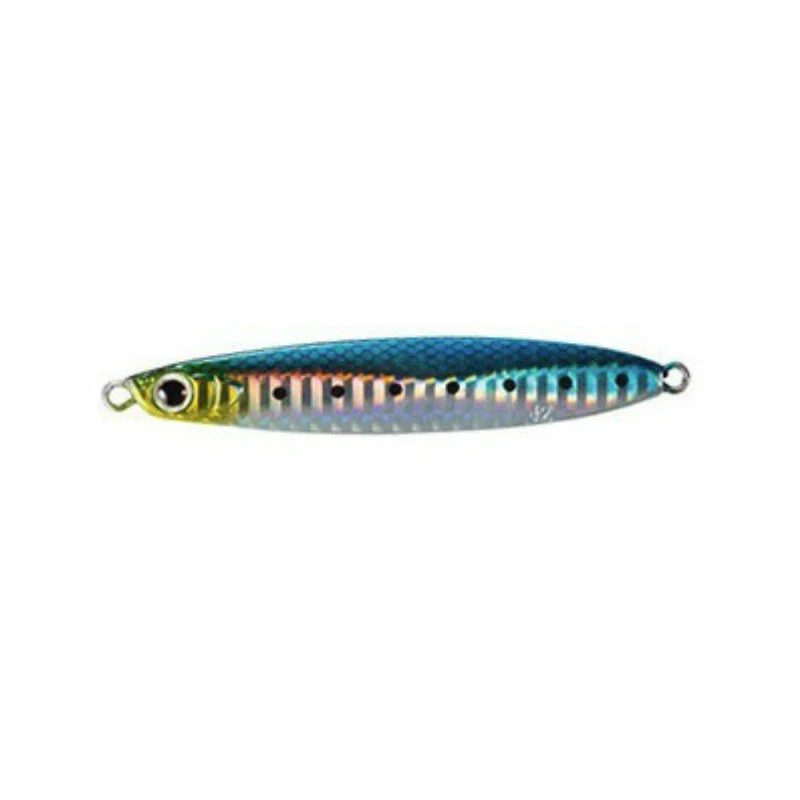 Blue Back Black Spot 1 шт. железная пластина наживка-Мормышка приманка рыбный Шор длинная ловушка японская позолоченная бумага 20 г 30 г 40 г без крючка - Цвет: Blue Back Black Spot