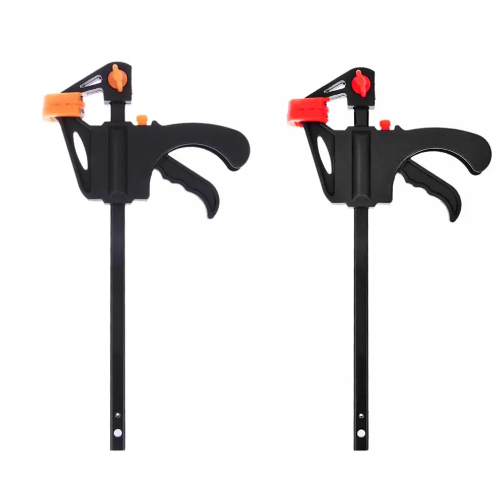 

1/2pcs 4 Inch Quick Ratchet Release Speed Squeeze Wood Working Work Bar Clamp Clip Kit Spreader Gadget Tool DIY Hand Woodworking
