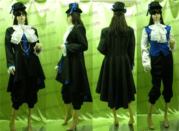 

2019 New Black Butler: Book of Circus Ciel Phantomhive Birthday Cosplay Costume Outfit Full Sets A