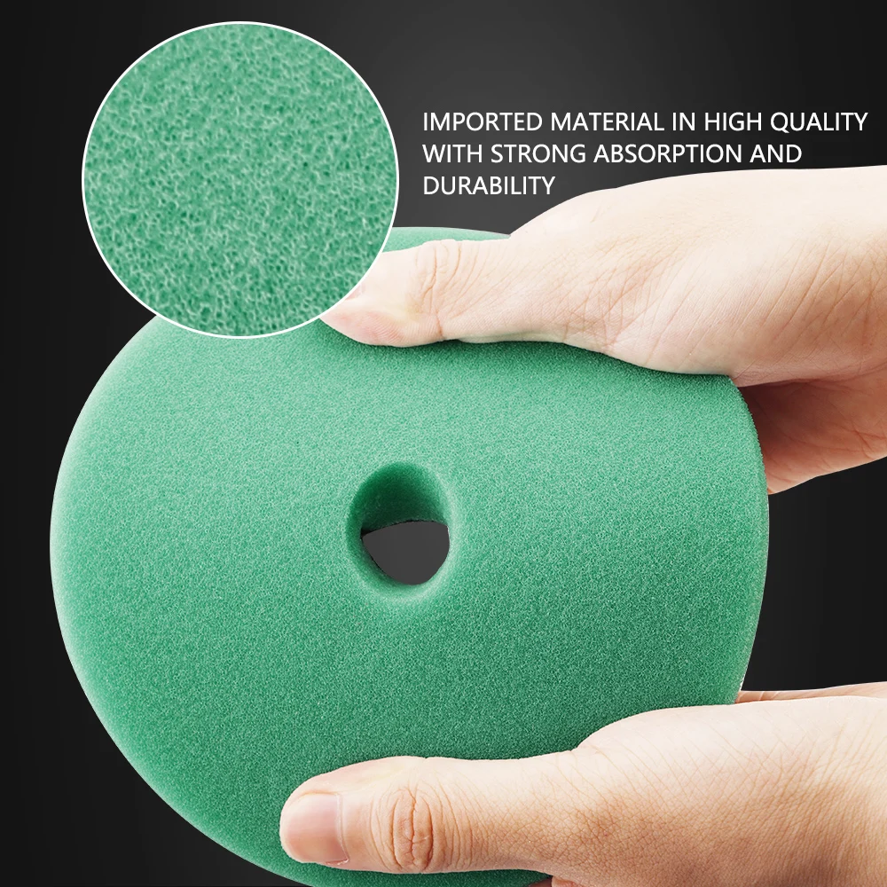 Car Polishing Pads SPTA 5"(125mm)/6"(150mm) Inch Flat Beveled Edge Sponge For DA/RO/GA Car Polisher