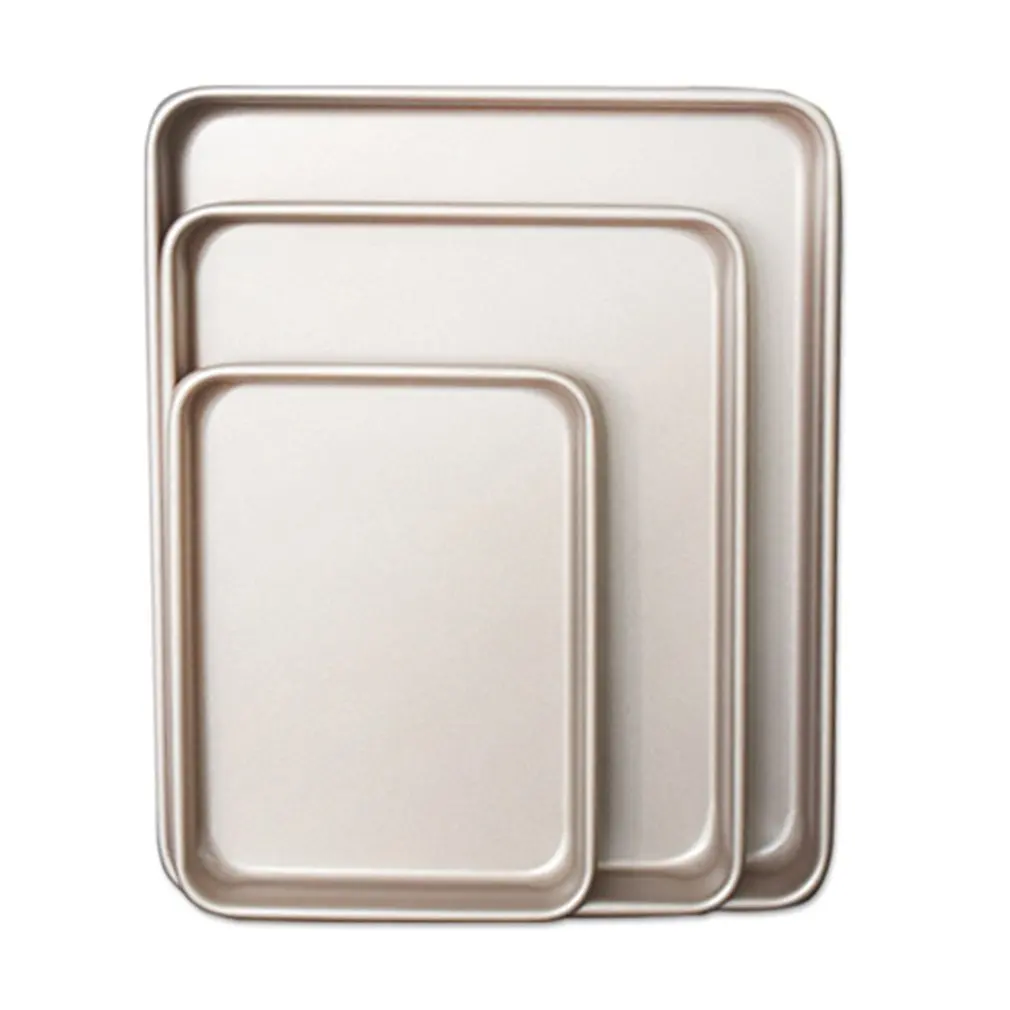 Non-stick cake baking tray for bakery Heavy steel material High temperature resistance Fast thermal conductivity
