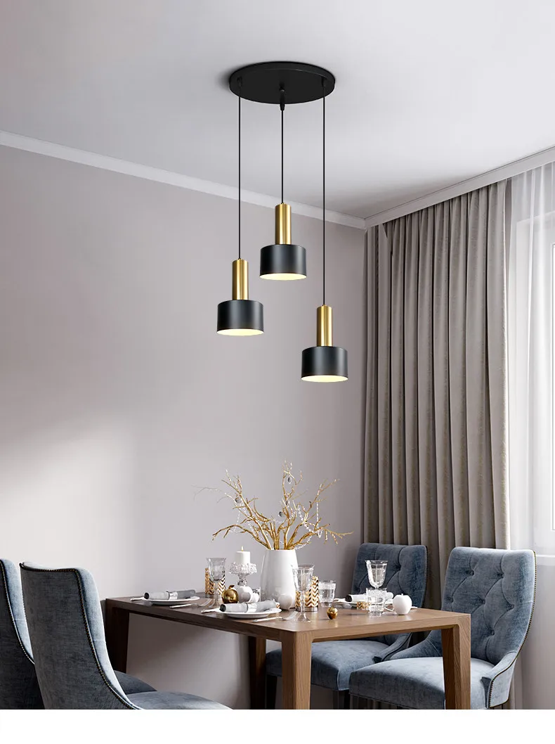 Minimalist dining room chandelier, modern Nordic lamp, light luxury living room lamp, long dining table, bar table lamp lowes chandeliers