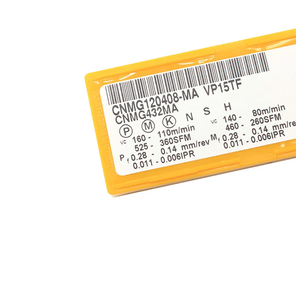 10 шт. CNMG120408 MA VP15TF внешние токарные инструменты твердосплавные вставки CNMG 120408 режущий инструмент токарный станок с ЧПУ