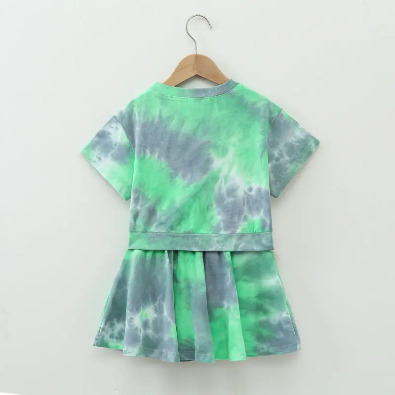 Tshirt Skirt Clothes Tops Set for Big Kids Baby Tall Girls for 10 11 12 13 14 15 16 Years Old 150cm 160cm Height 2Pcs