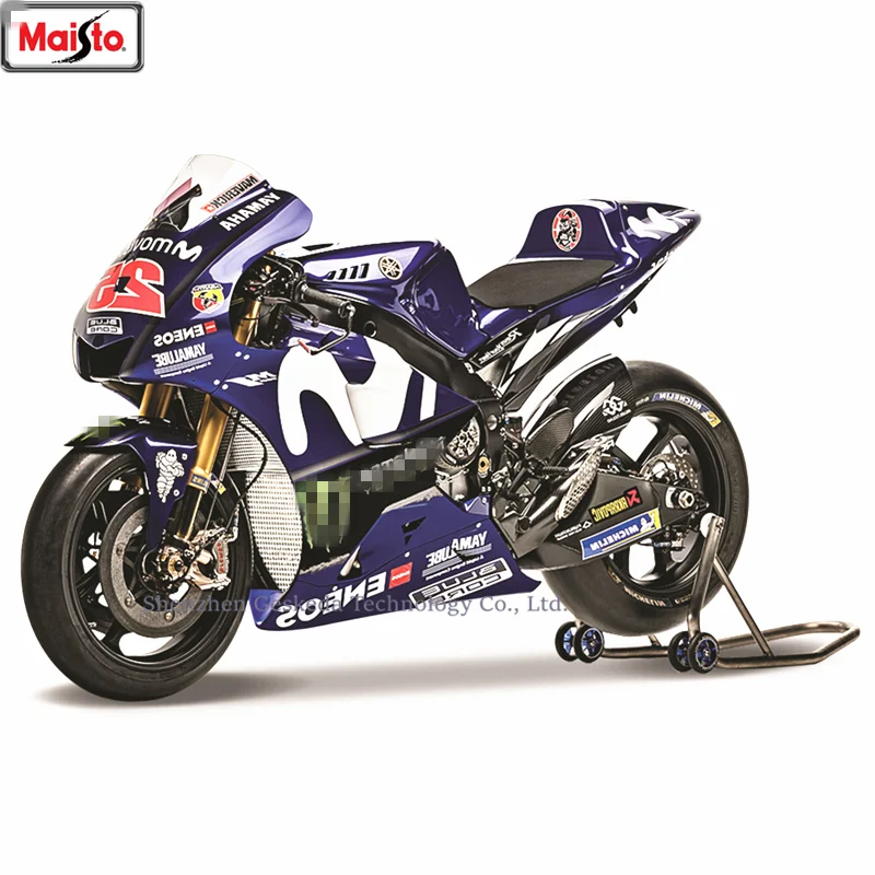 Оригинальная Авторизованная модель мотоцикла Maisto 1:18 Yamaha 2018 Champion Team Racing Silvardo из