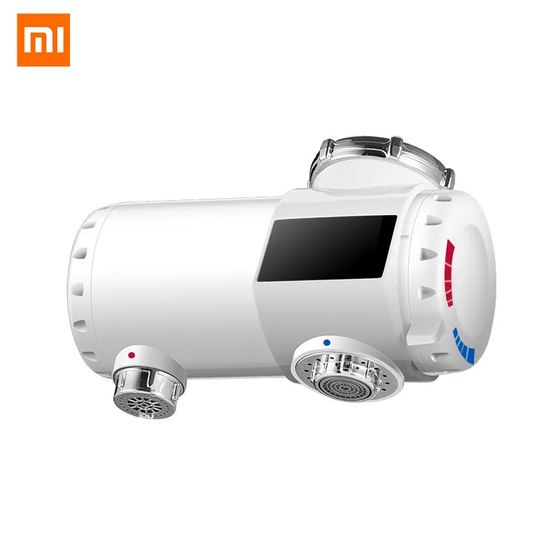 Xiaomi Xiaoda мгновенный нагрев кран кухня Электрический водонагреватель 30-50 °C температура Холодная Теплая регулируемый водонепроницаемый кран - Цвет: Белый