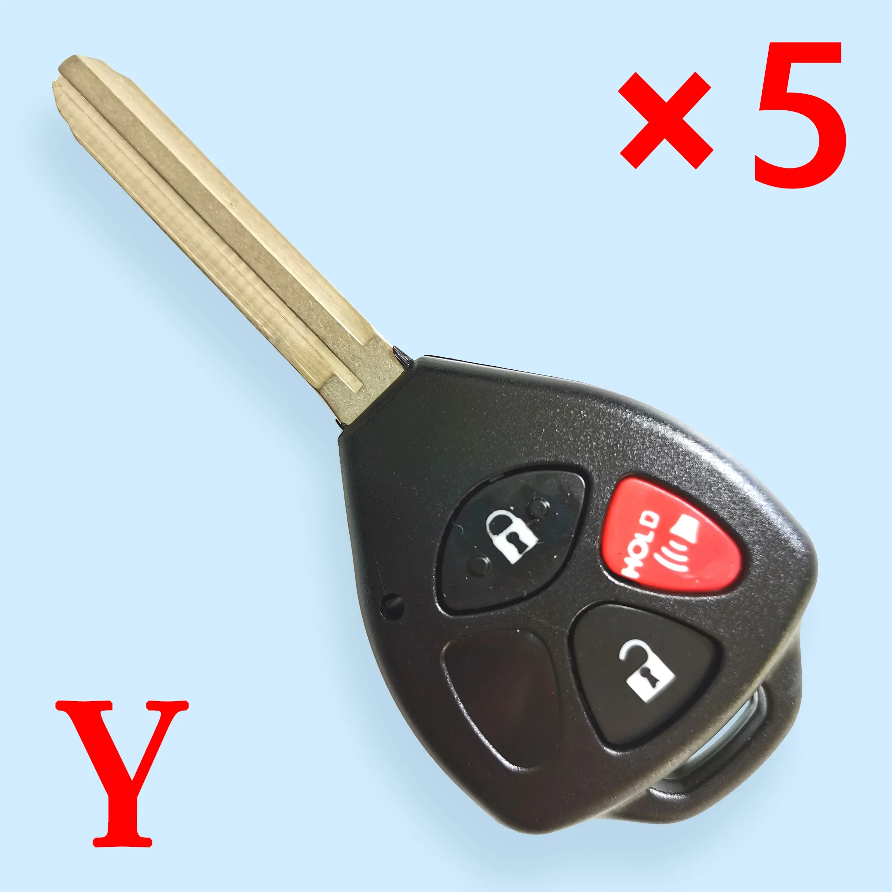 3-кнопочный Корпус ключа с лезвием TOY43 для Toyota-комплект из 5 шт. | Автомобили и