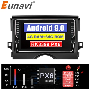 

Eunavi 2 din car radio stereo multimedia GPS for Toyota Reiz 2010-2017 2din Android 9 headunit IPS TDA7851 Subwoofer USB NO DVD