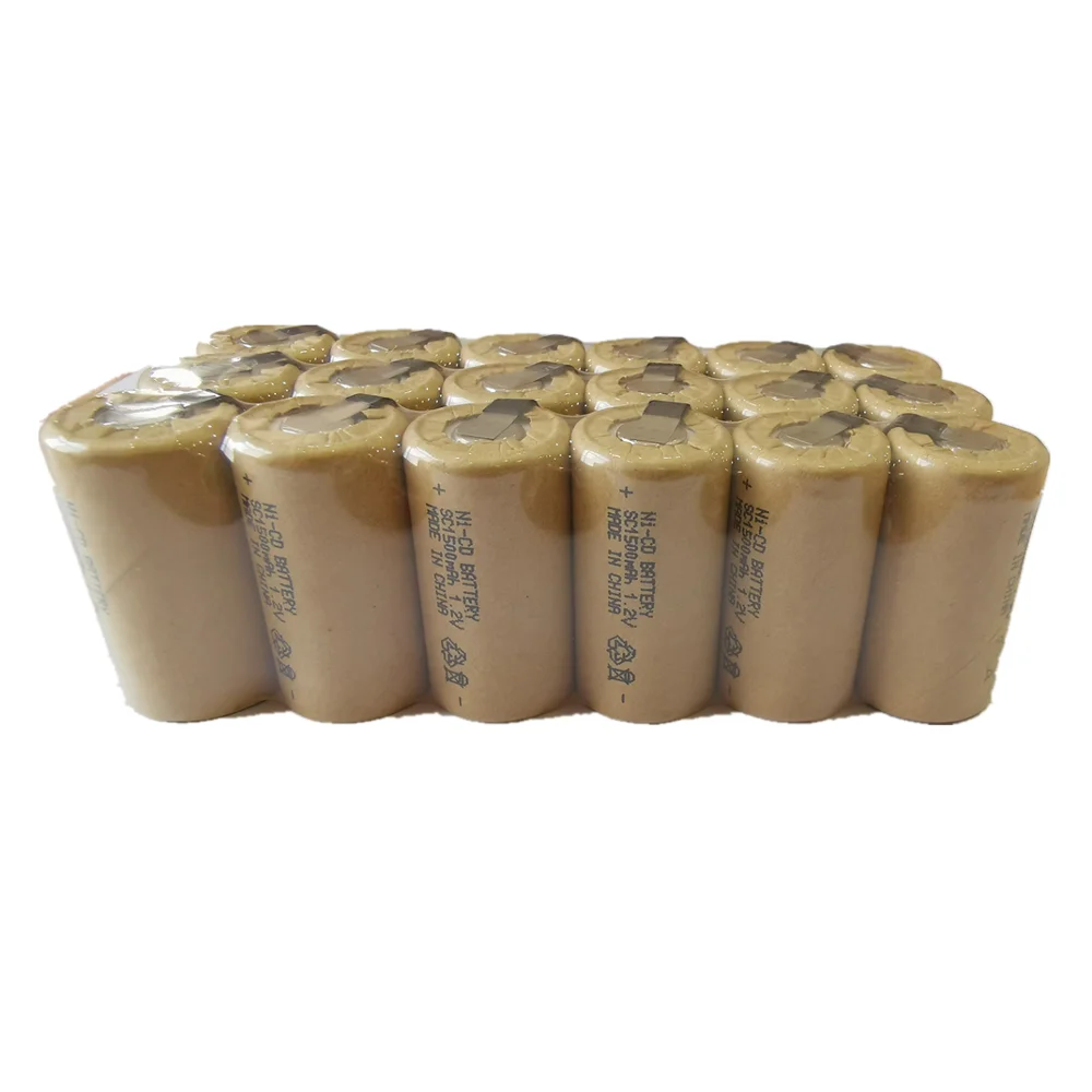 Новинка 18 шт. 1.2В Ni CD SC1500mAh аккумулятор высокой мощности 10C с вкладками