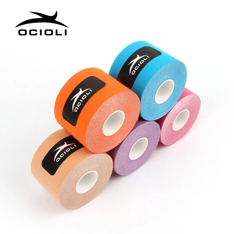 Кинезиолог лента повязка для мышц Спортивная Кинезиология Лента Хлопок