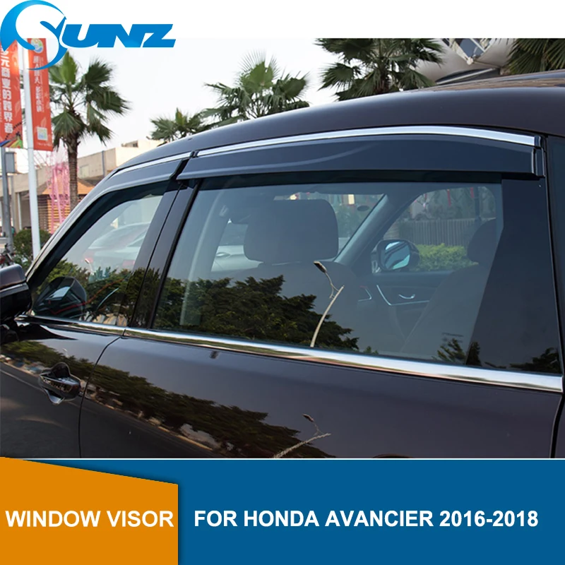 

Side window deflectors For Honda AVANCIER 2016 2017 2018 rain guards Sun Shade Awnings Shelters Guards SUNZ