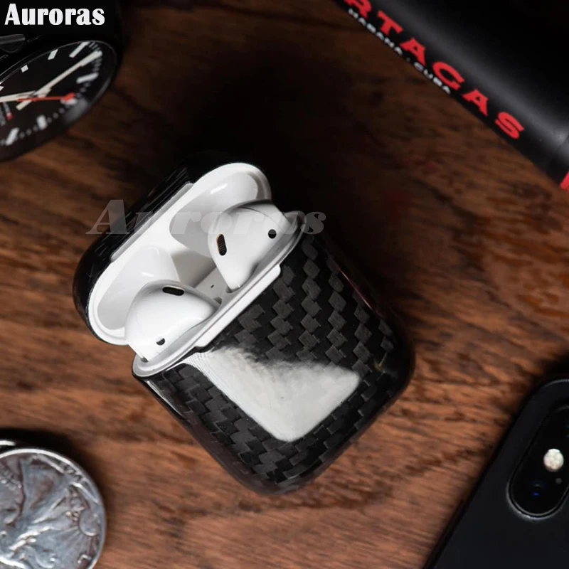 Auroras чехол для Apple Airpods Pro с текстурой из углеродного волокна уникальный протектор для наушников для Airpods 1 2 Чехол