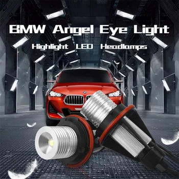 

LED Angel Eyes for BMW E39 E60 E53 X5 E83 X3 E61 E63 E64 E65 E66 E87 BMW LED Side Marker Light Bulb Canbus White Blue Red Yellow