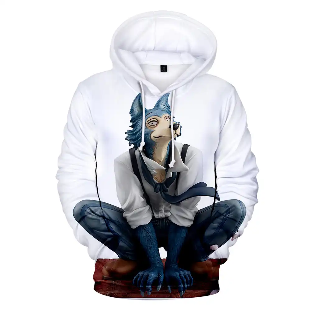 anime wolf girl hoodie