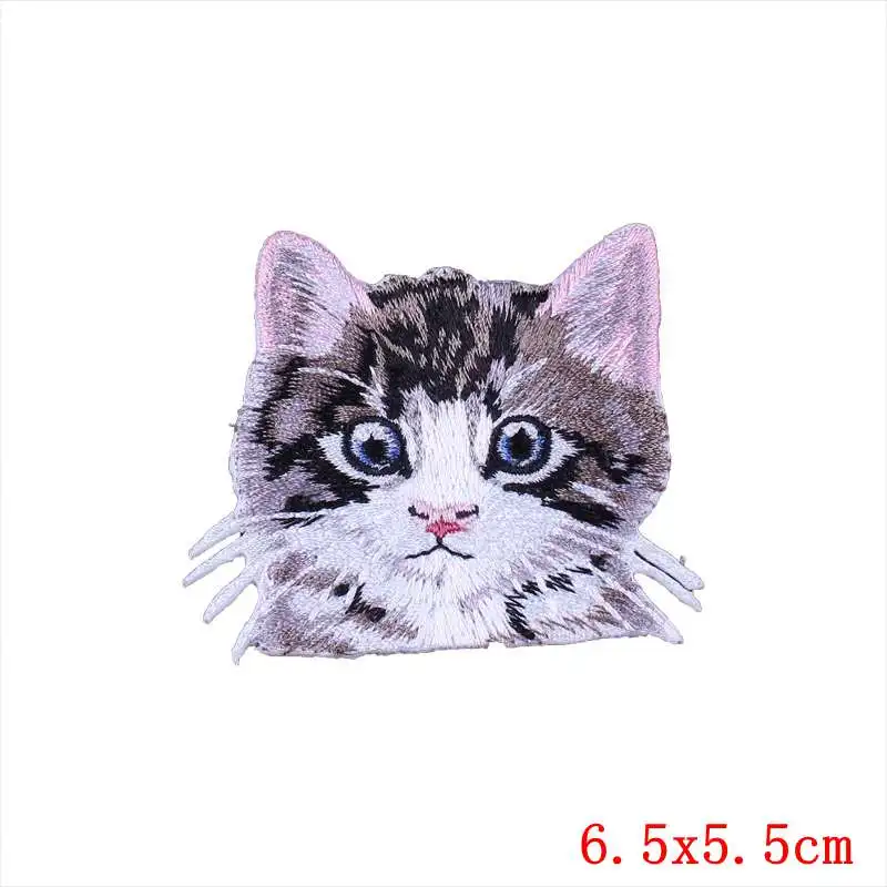 Нашивки на одежду наклейка с мультяшным котом нашивка значок украшение