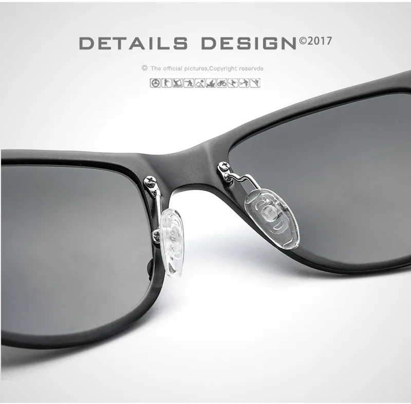 Rivet Men Polarized Sunglasses Women Vintage Classic Man Glasses Coating Mirror Gradient Lens Ladies Eyewear UV400 Shades