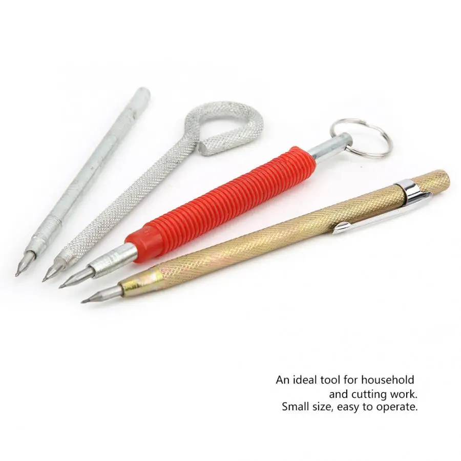 4 шт. стеклорез кожа петля Ручка Тип изгиб ручка прямой инструмент для резки cortador botella