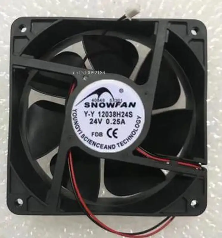 Для SNOWFAN YY12038H24S 12 см 12038 24V0. 25A вентилятор постоянного тока промышленный вентилятор охлаждения
