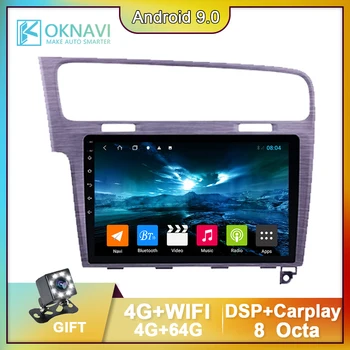 

OKNAVI Autoradio 2 Din Android 9.0 10 Inch Car Radio Multimedia Stereo Player For VW Volkswagen Golf 7 2013 2014 2015 Navigation