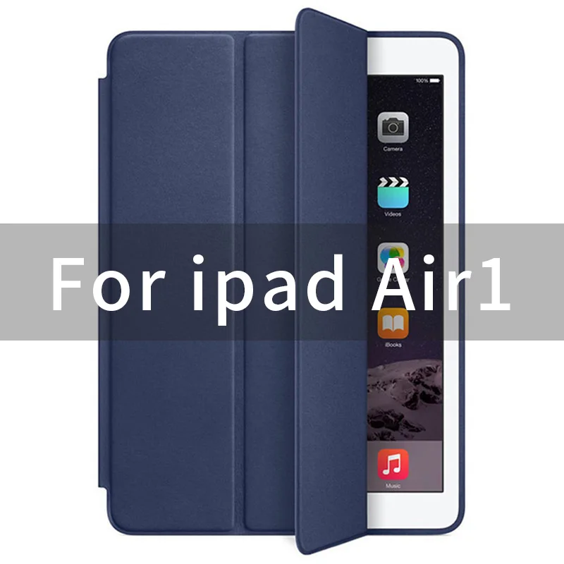 Чехол для iPad air 2 air1, 9,7 дюймов, чехол с 1:1 магнитом, умный Авто спящий чехол с откидной крышкой, кожаный чехол A1566 A1567 A1474 - Цвет: air1-Blue