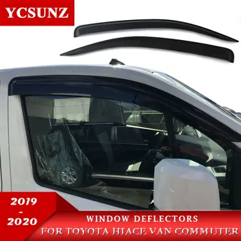 

Window Deflectors ABS Door Visor For Toyota Hiace Van Commuter Quantum 2019 2020, Exterior Accessories Ycsunz