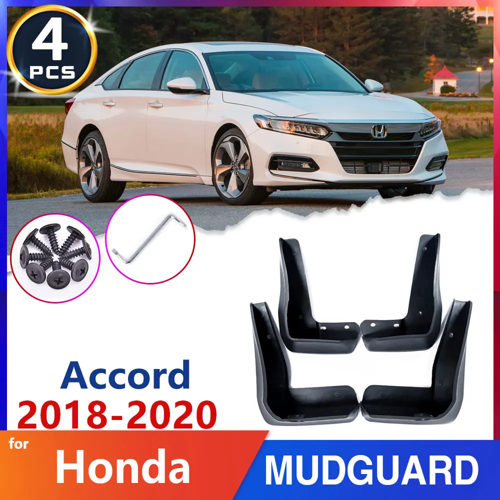 

Автомобильные Брызговики для Honda Accord 10 2018 2019 2020 10th крыло брызговиков всплеск брызговик Диски Автоаксессуары Товары наклейки