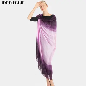 

Women Gradient Flax Scarf Hijab Wrap Printe Pearl Luster Shawls Headband Muslim Hijabs Scarves/Scarf 11colors