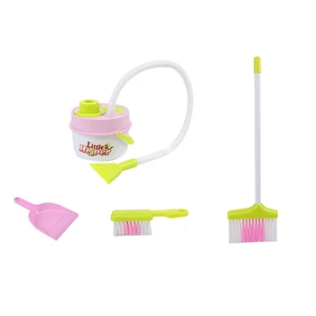 

4Pcs Children Pretend Play Simulation Vacuum Cleaner Cleaning Toys Brain-Training Toy For Children Educational Toy Birthday Gift