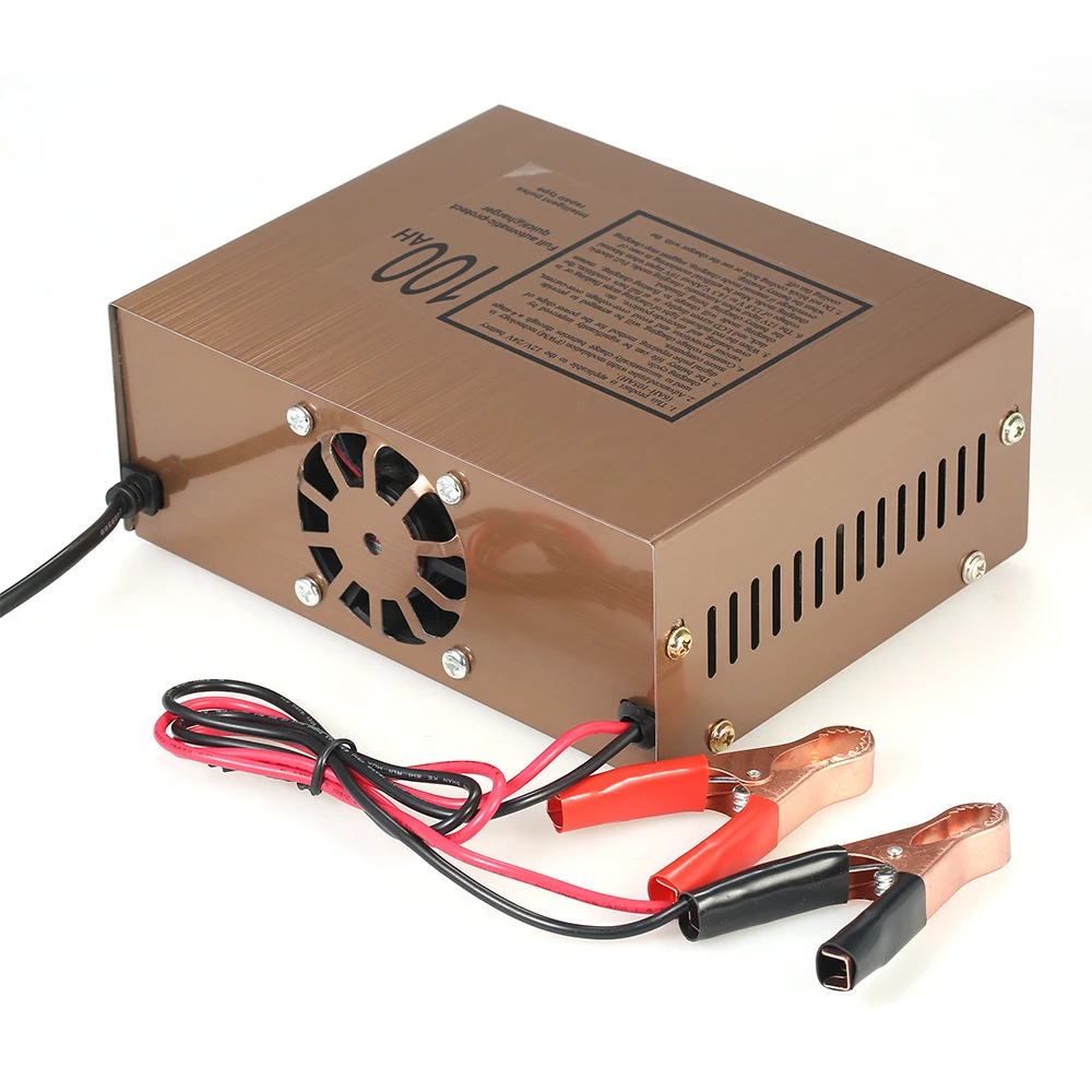 

Hot 12V/24V Intelligent Automatic LED Charger Pulse Repair Type Maintainer for Lead Acid Battery and Lithium Battery 140W AC220V