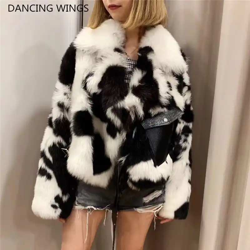 casaco de pele curto