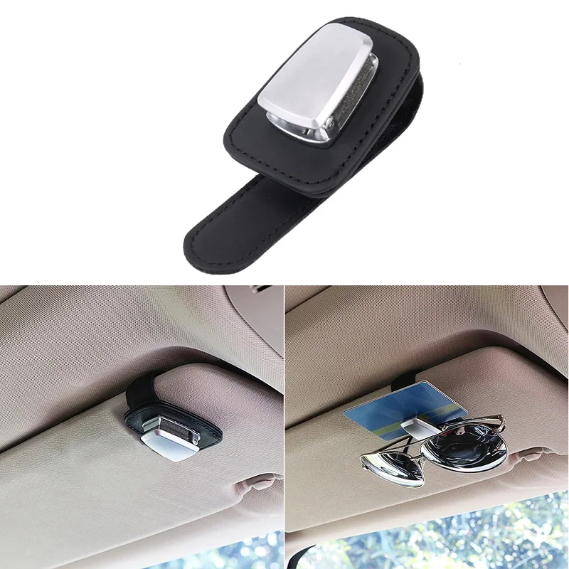 

Glasses Case Car Sun Visor Glasses Holder For Car Clip Multi-functional Bill Storage Car Sunglasses Holder Bracket For BMW F11