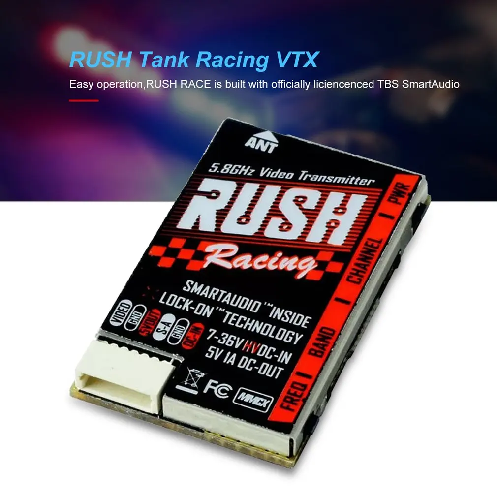 Пик VTX бак 5,8G 48CHs Смарт аудио PIT/25/200/500/800 МВт переключаемый передатчик AV для скоростного радиоуправляемого дрона