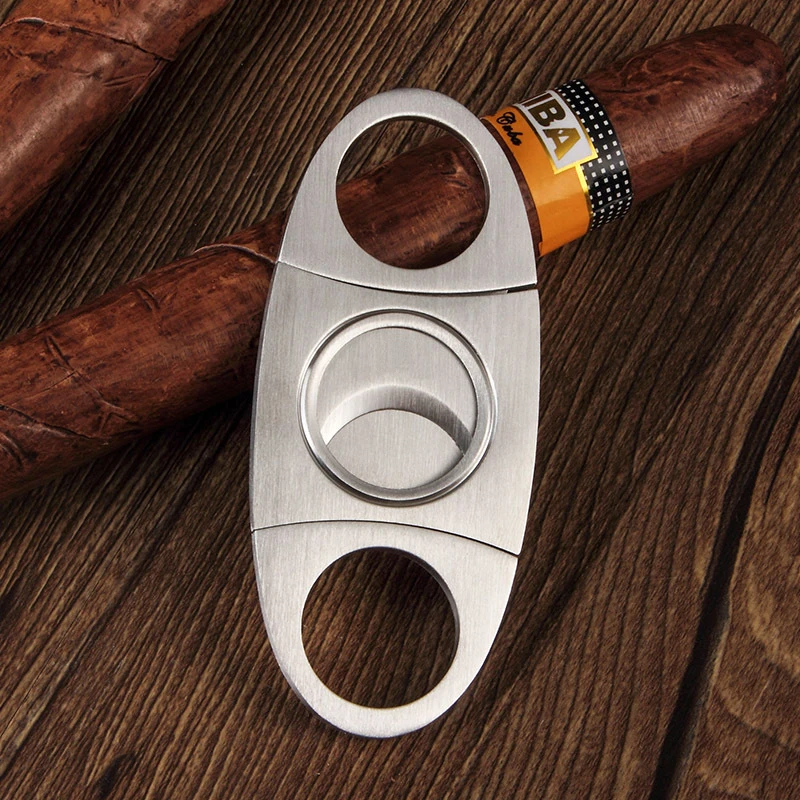10pcs Stainless Steel Pocket Cigar Cutter Scissors Portable Cigar