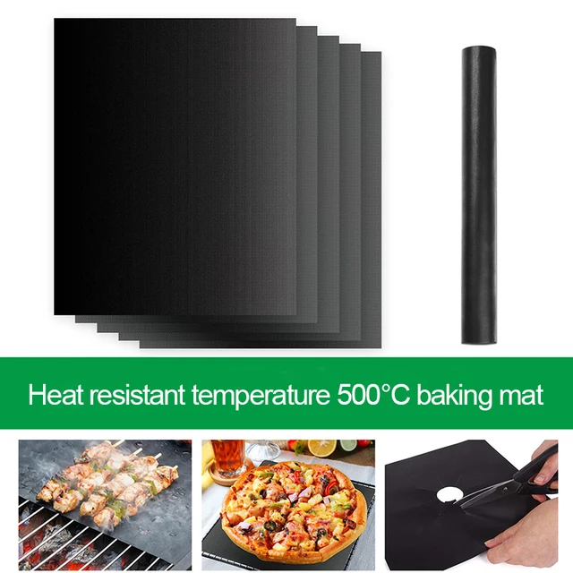 40*33 Cm-Es Nem Tapadásgátló Grill Szőnyeg Pad Kültéri Piknik Főző Barbecue Szerszám Tapadós Sütőpad Újrafelhasználható