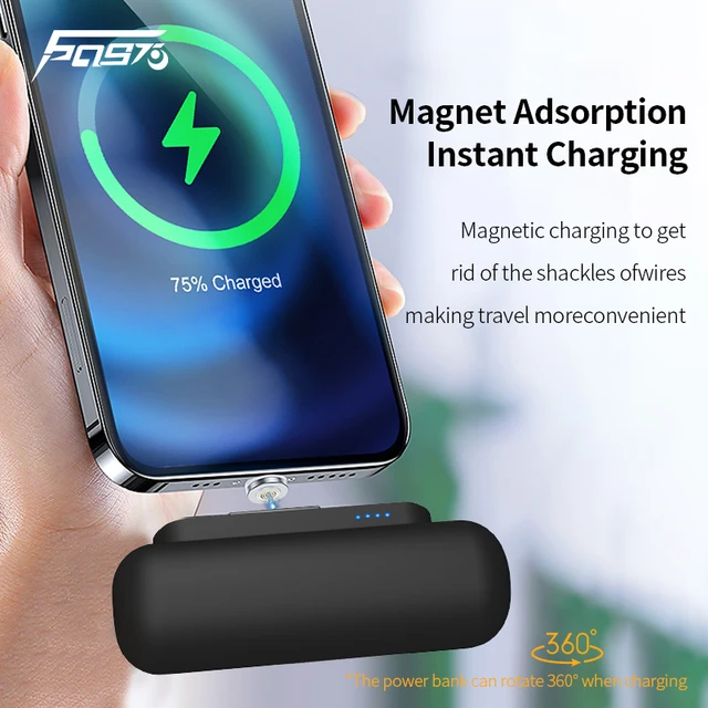 Power Bank 3000mAh For iPhone 13 Portable Charger Magnetic Power Bank Emergency External Battery Portable Mini Powerbank 4