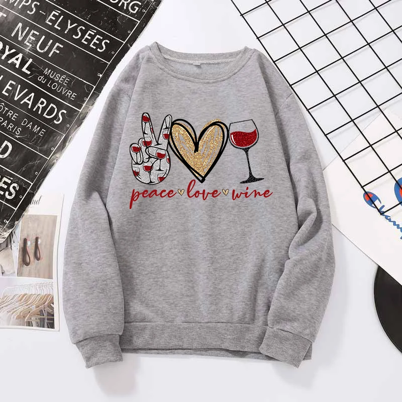 

Peace Love Printing Spring Male Streetweat Hoodie Prints Women Men Sweatshirt Hooded Pullover Autumn Female Fashion Hoodies