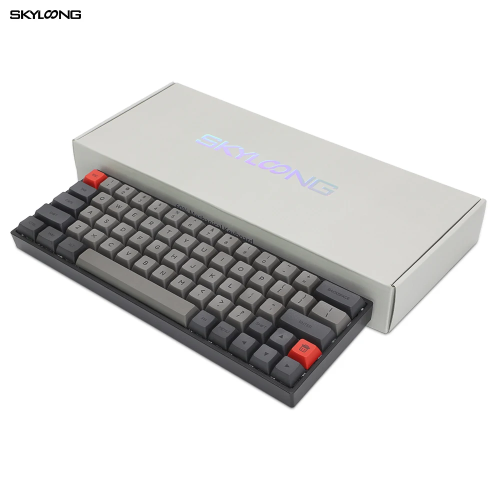 SK64 Mechanical Keyboard Gateron Optical Switch RGB Backlit 64 Keys Russian Gaming Waterproof for PC Laptop Gamer GK61