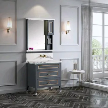 

Package mail bathroom cabinets solid wood bathroom floor contemporary and contracted wash her hands and face basin that defend b