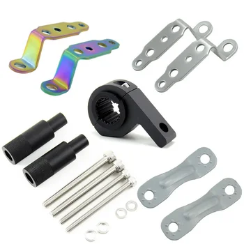 

Modified Universal MOTO Motorcycle Spotlight Headlight Head Light Headlamp Mount Brackets Fork Tubes Extension Bracket