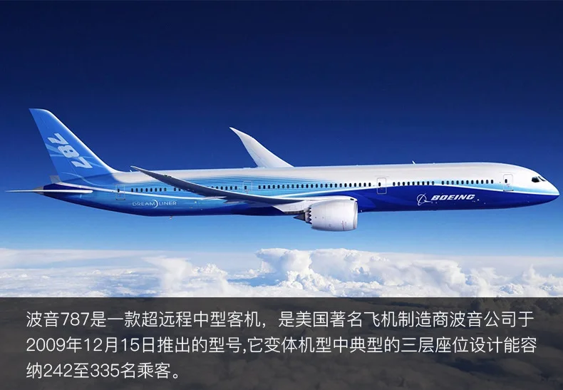 Terebo 1:130 Boeing B787 модель самолета национальная авиация законченная коллекция летательных аппаратов украшения подарок