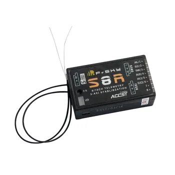 

FrSky S8R 8 Channel Receiver with 3-axis Gyroscope and 3-axis Accelerometer Sensor Telemetry receiver