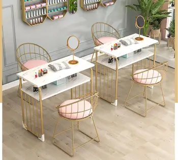 

Manicure table manicure table manicure table net red manicure table chair set