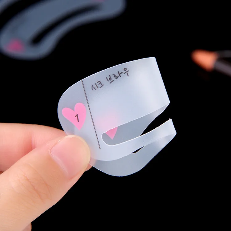 Eyebrow Card Novice Thrush Tool Eyebrow Card A- line Eyebrows Aid Thrush Card 3 PCs